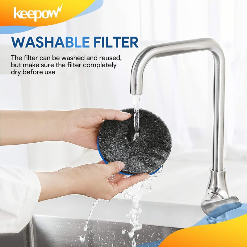 KEEPOW Febreze Vacuum Filter Compatible with Bissell Cleanview & PowerGlide Pet Vacuum, 3 Pack, Part #12141 - Image 4